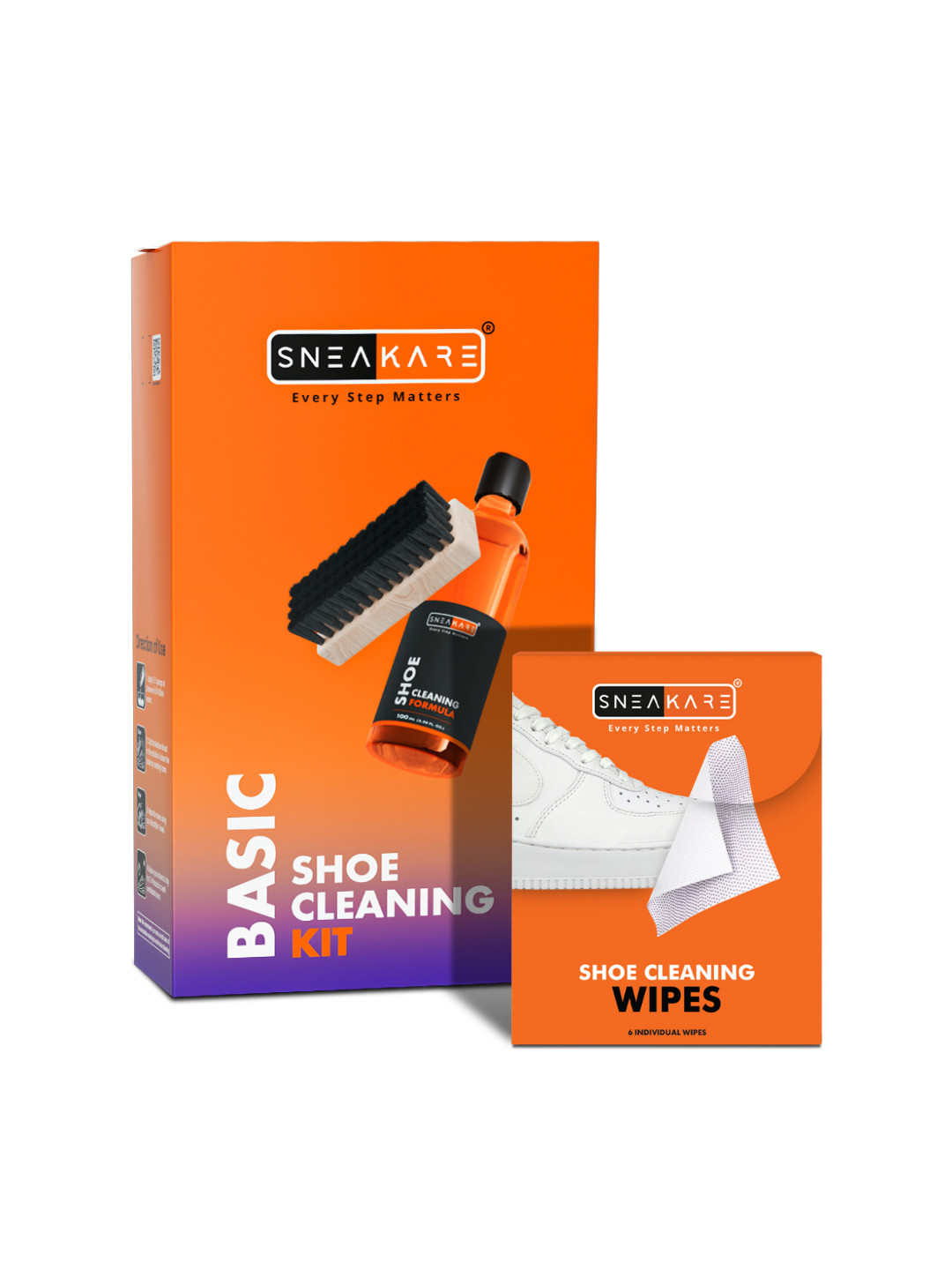 SNEAKARE Shoe Cleaning Kit With Shoe Cleaning Wipes -100 ml