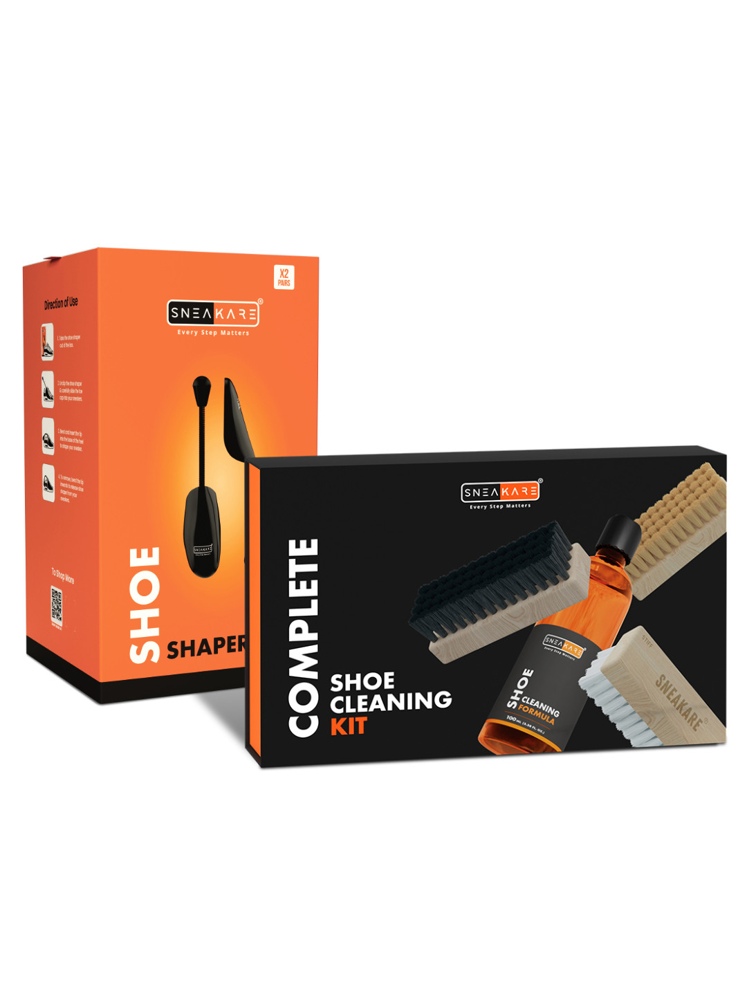 SNEAKARE Shoe Cleaning Kit With Shoe Shaper -100 ml