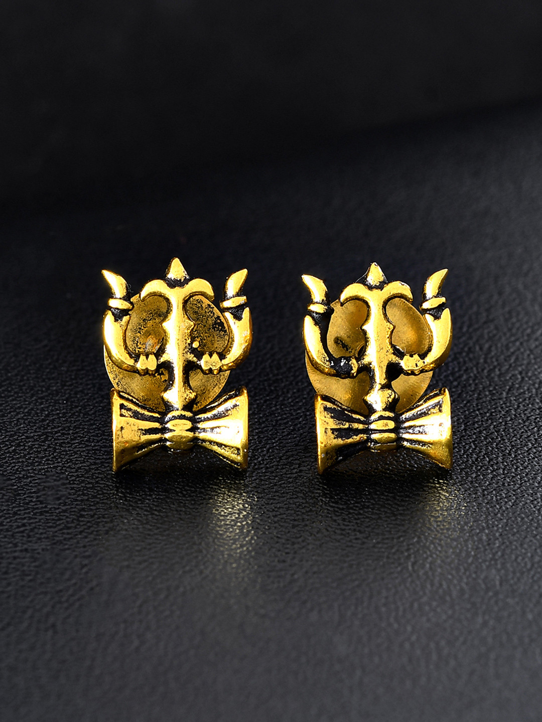 Statement Golden Rudra Earrings