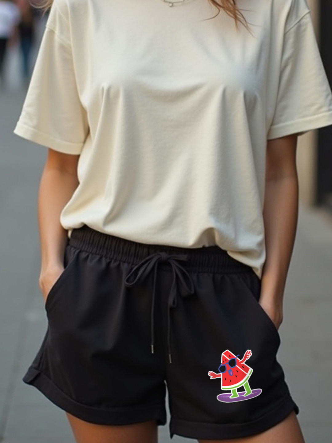 Mad Over Print Women Conversational Printed Regular Shorts