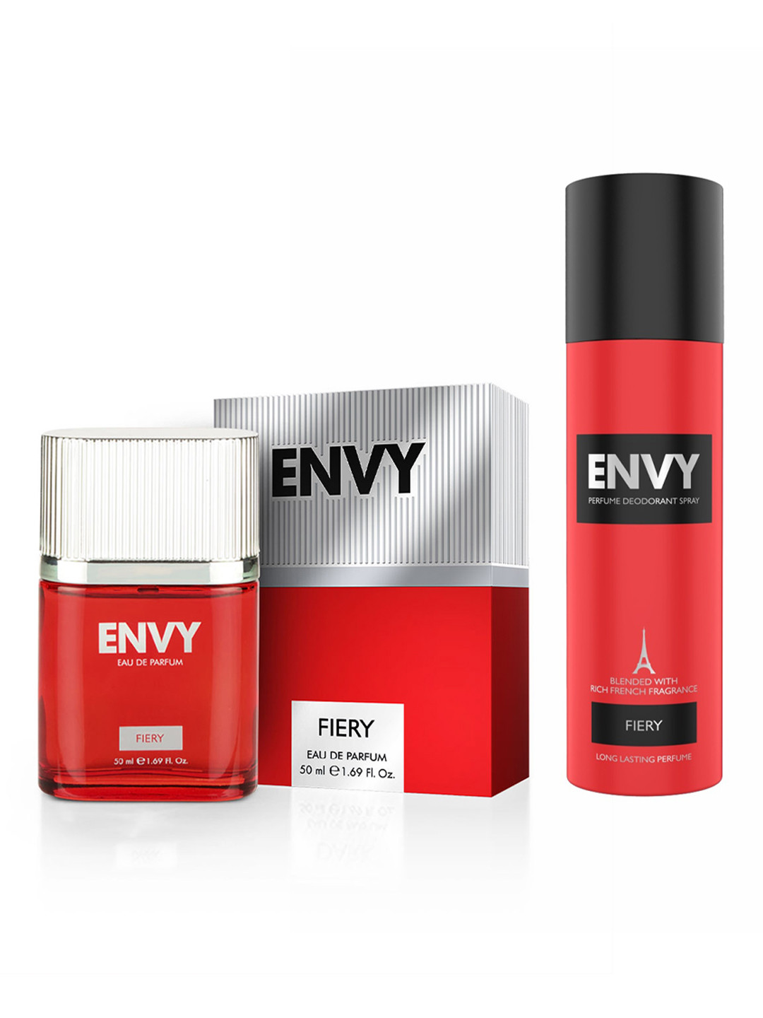 Envy Men Fiery Fragrance Combo - Deodorant 115g + Eau De Parfum 50ml