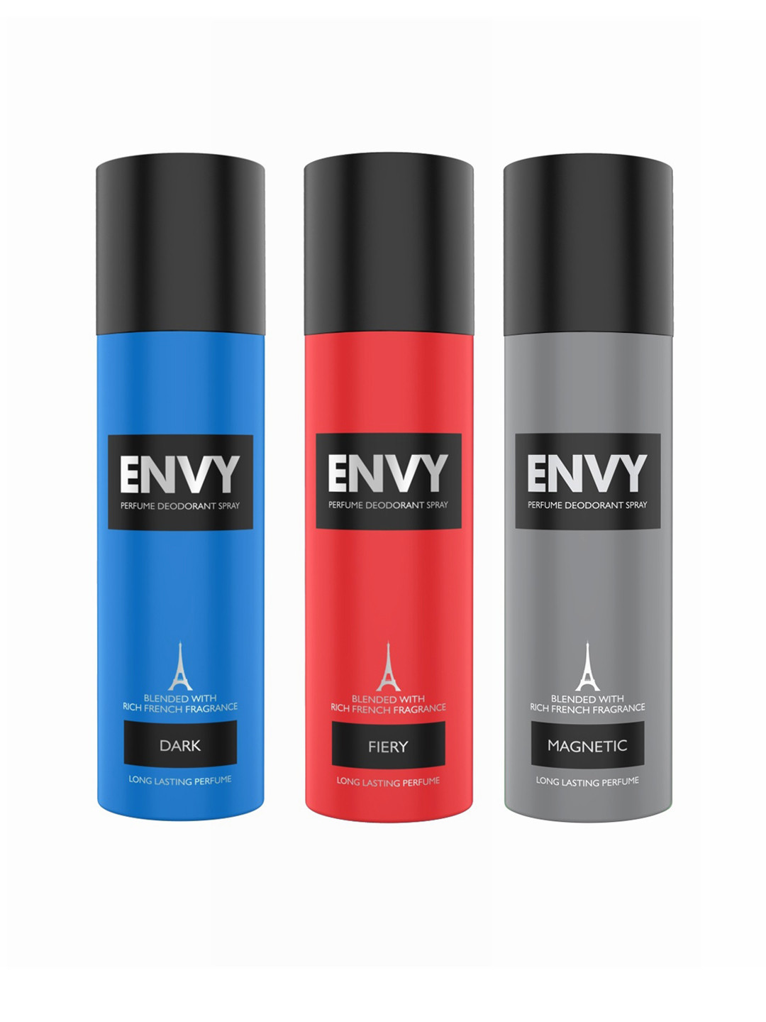 Envy Men Set of 3 Deodorants - 115g each - Dark + Magnetic + Fiery