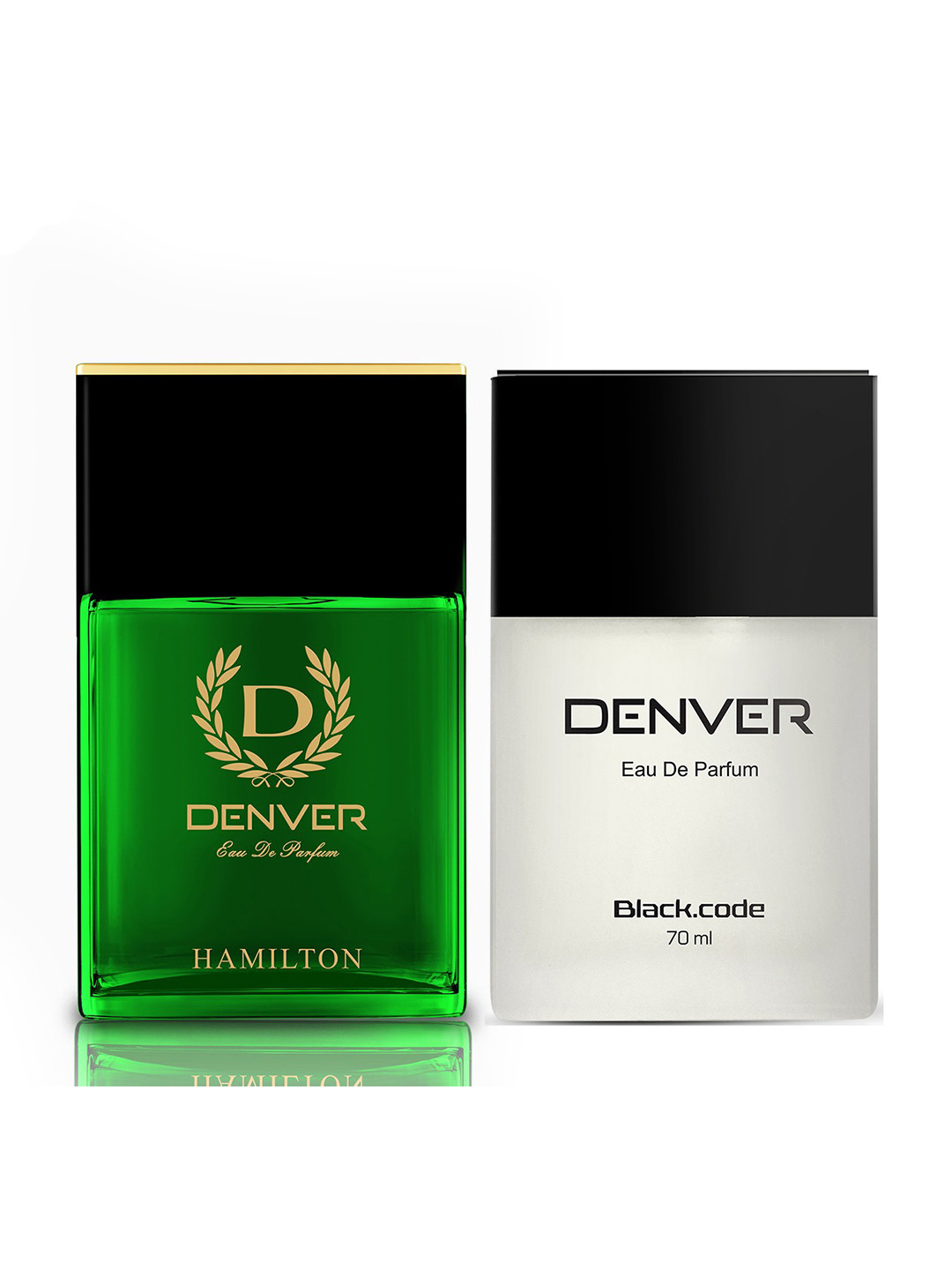 Denver Men Set of Hamilton & Black Code Eau de Parfum - 70ml each