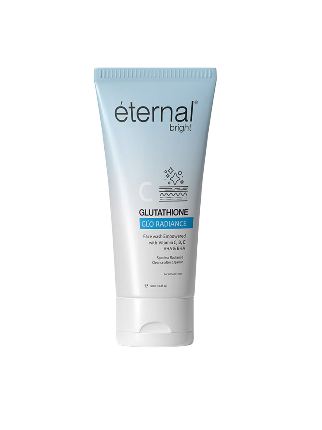eternal bright Glutathione Skin Brightening Deep Cleansing Face Wash - 100 ml