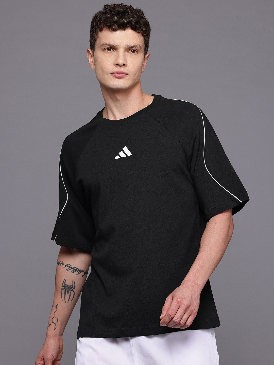 ADIDAS Men Pure Cotton Stadium T-shirt