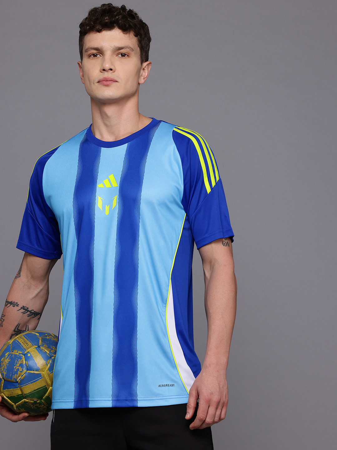 ADIDAS Striped Slim Fit T-shirt