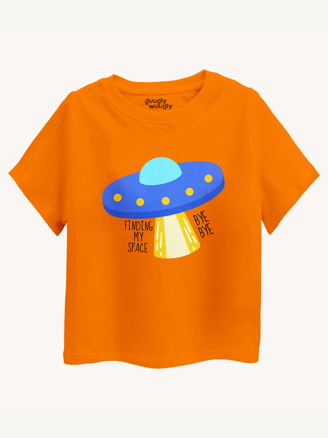 Guugly Wuugly Boys Finding Space Super Soft Combed Compact Cotton T-shirt