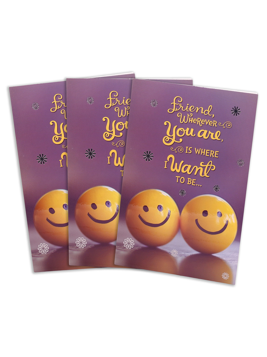 Together Always Friendship Greeting Card-Pack of 3