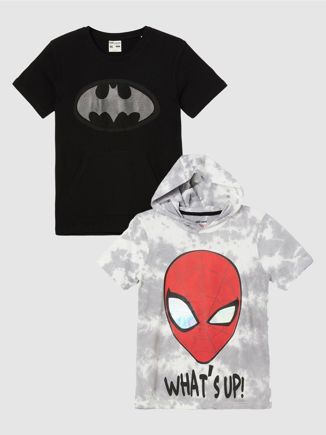 Fame Forever by Lifestyle Boys Pack of 2 Marvel Printed T-shirts