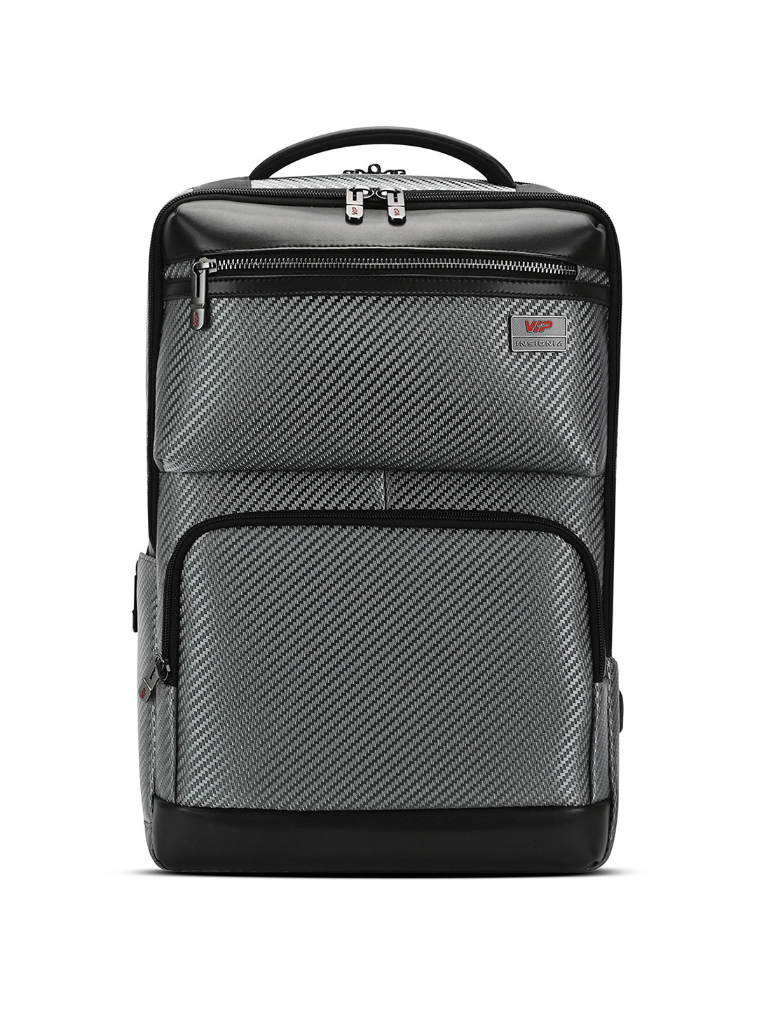 VIP Urban Grey 17 Inch Laptop Backpack 25L with 5L Expander