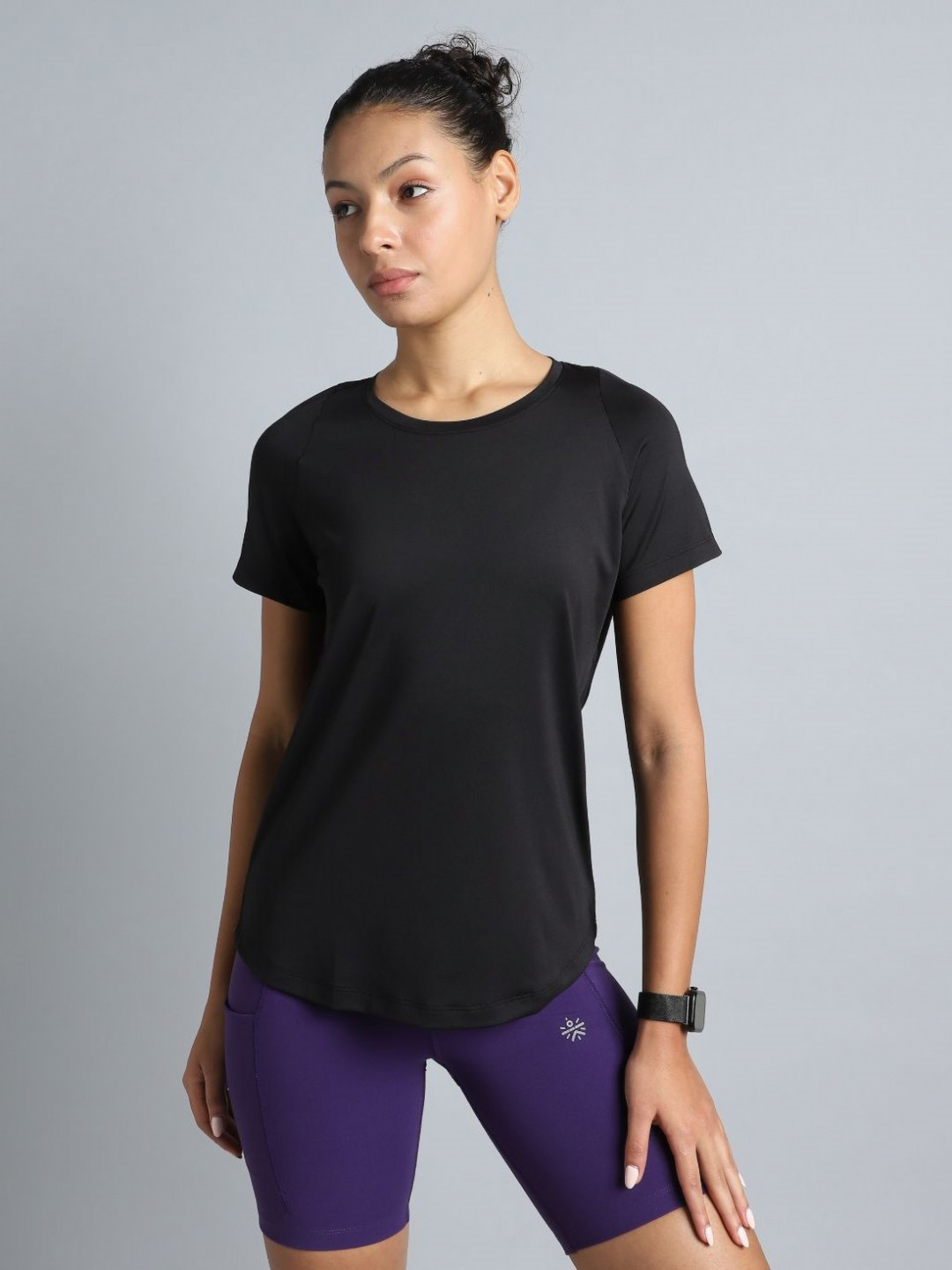 CULT Women Black The Racer Pacer Top