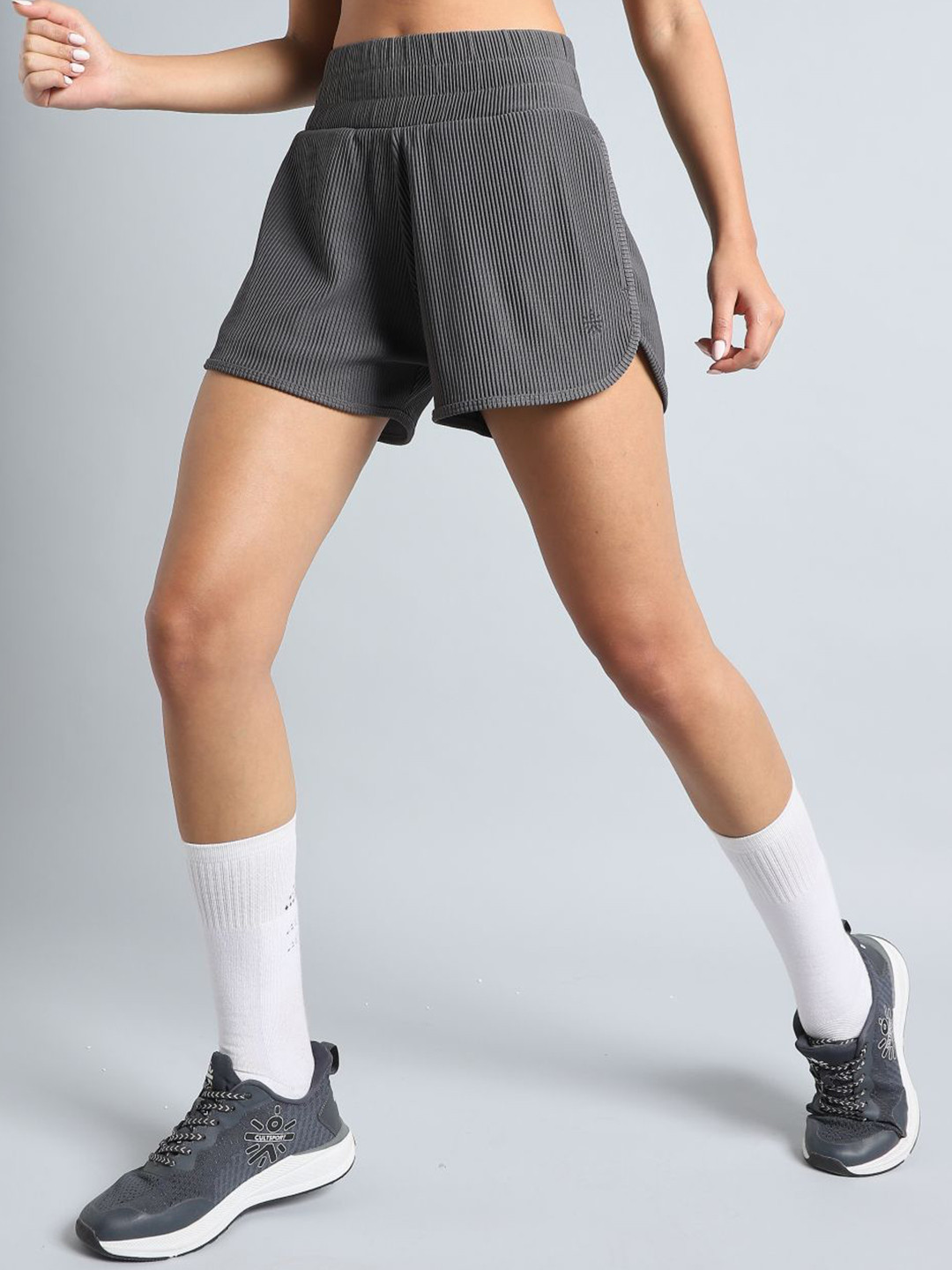 CULT Women D. Grey Training Sculpted Shorts