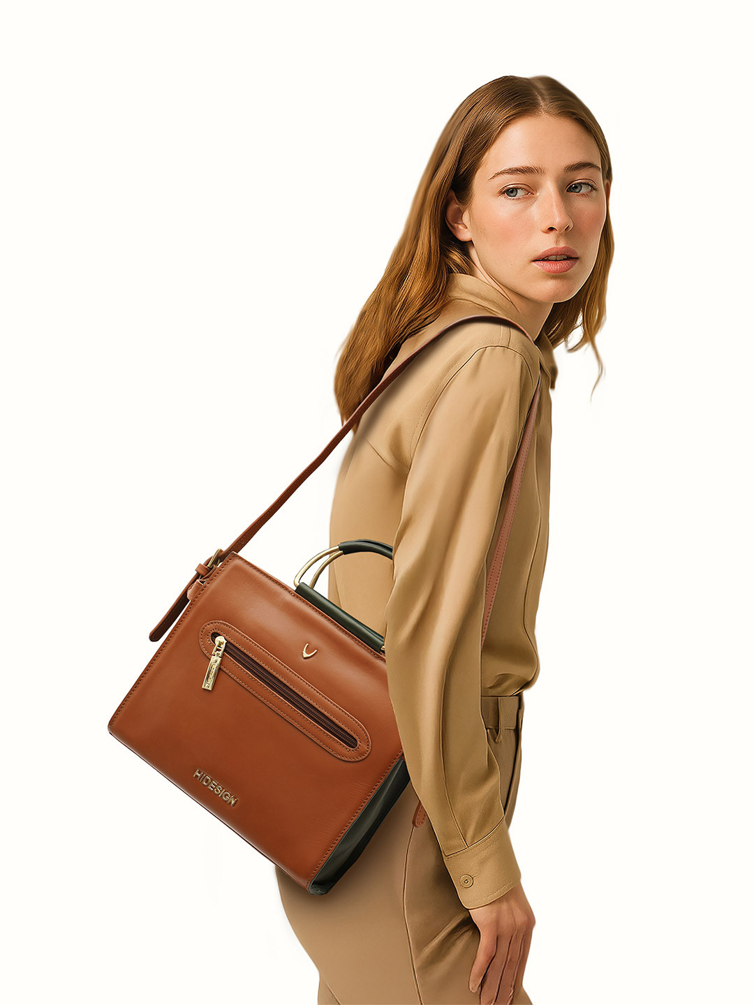 Hidesign Leather Crossbody Sling Bag