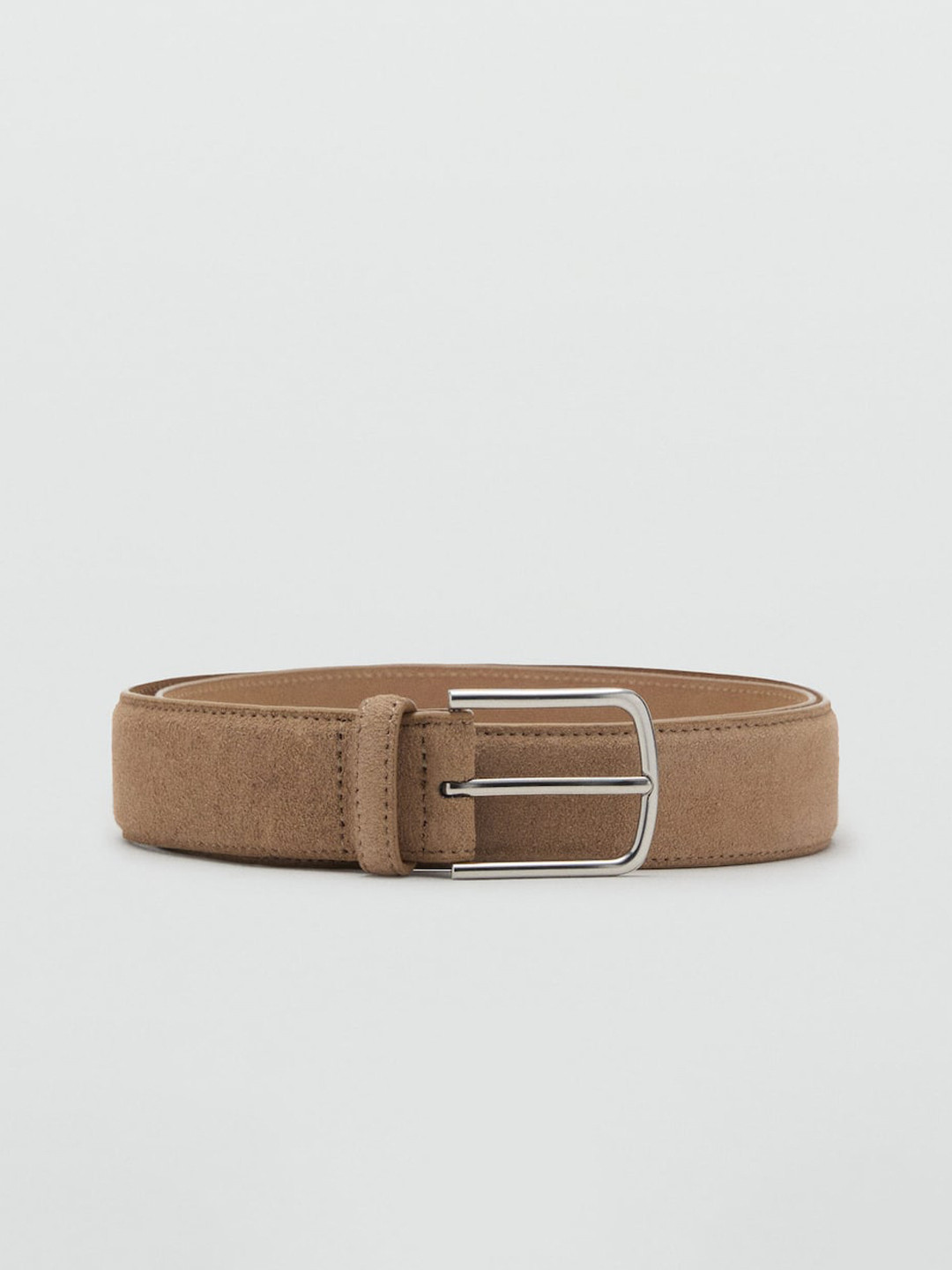 MANGO MAN Leather Belt