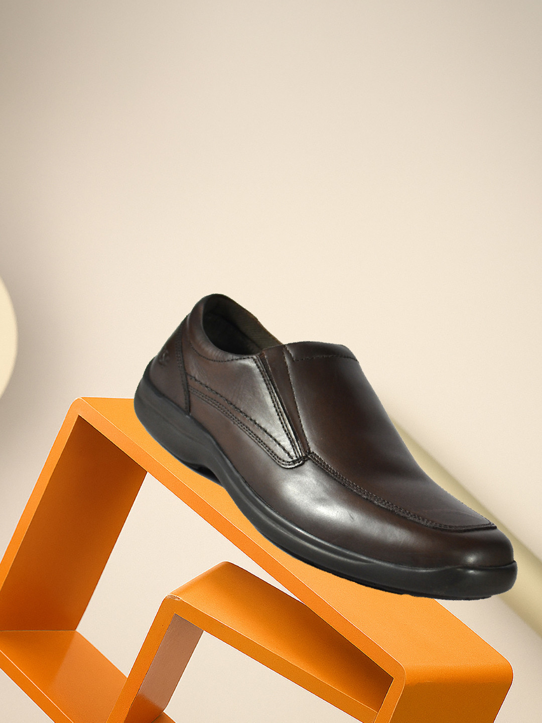 TSF Men Brown Formal Shoes