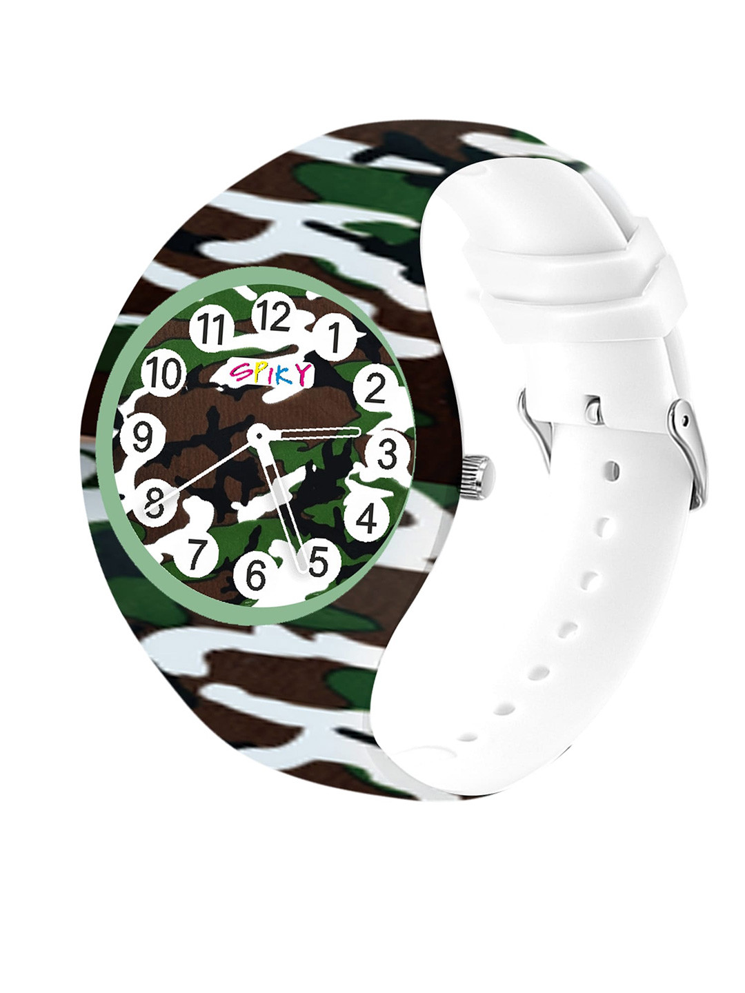 Spiky Kids Printed Dial & Straps Analogue Watch SPKEVA38_C1_CAMO