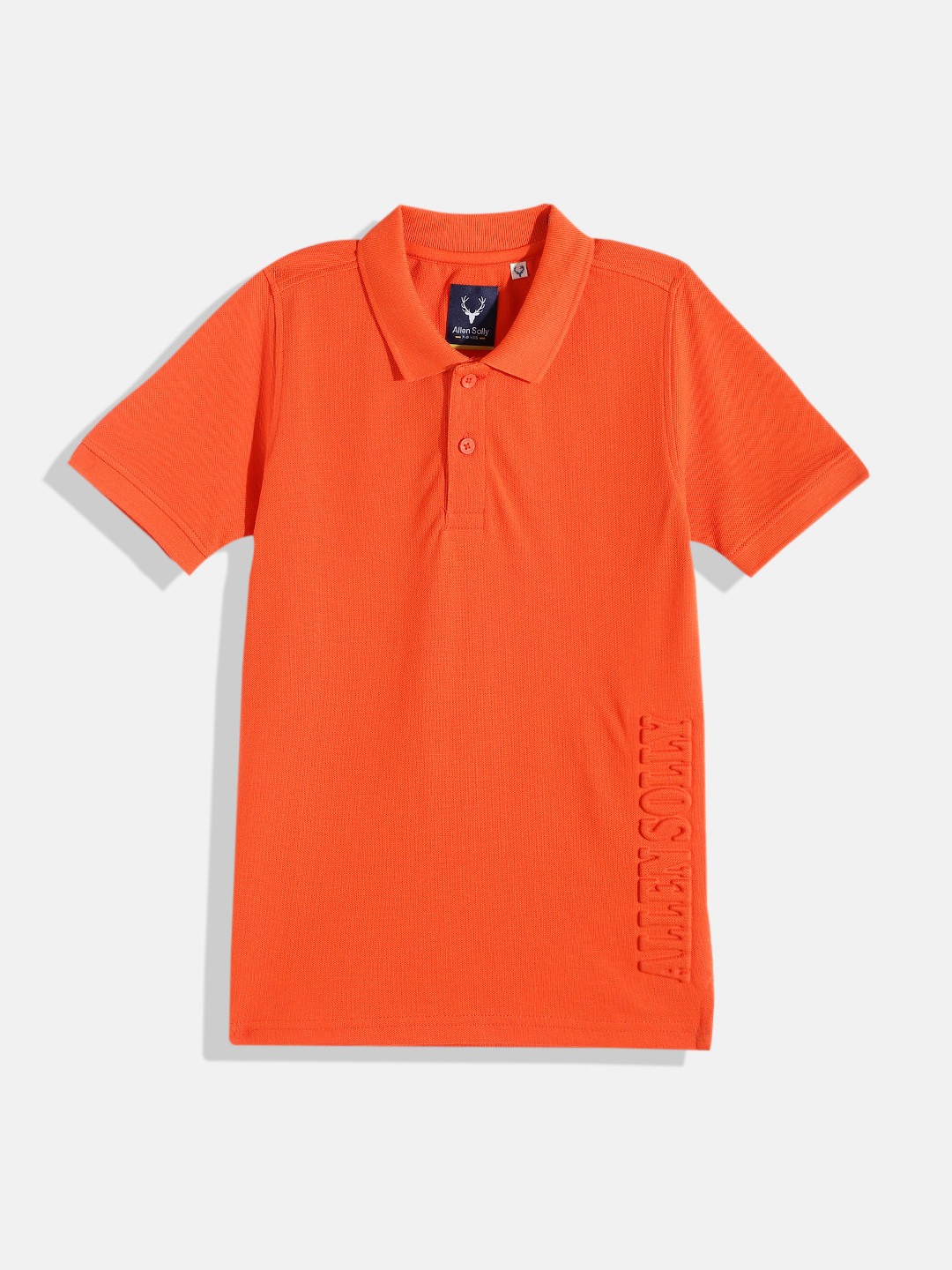 Allen Solly Junior Boys Printed Polo Collar Pure Cotton T-shirt