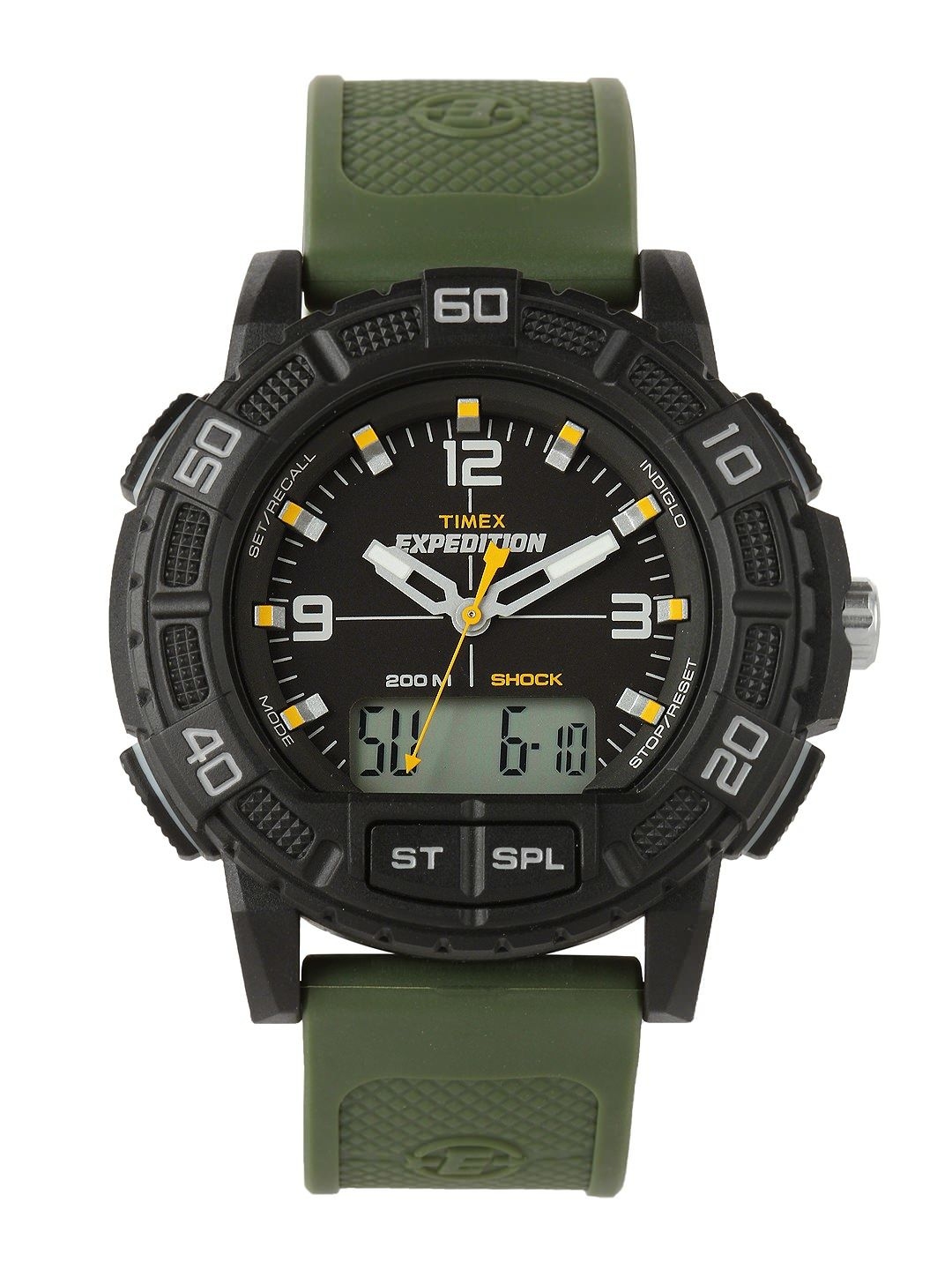 Buy Timex Expedition Men Black Dial Analogue & Digital Watch T49967 -  Watches for Men 354439 | Myntra