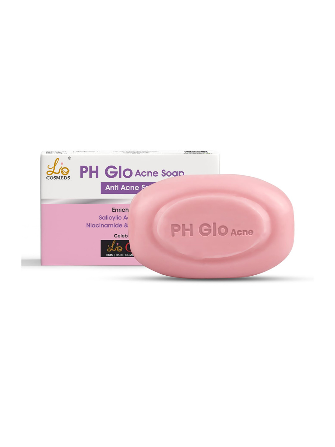 Lio Cosmeds Anti Acne Bath Soap With Salicylic Acid - 75 g
