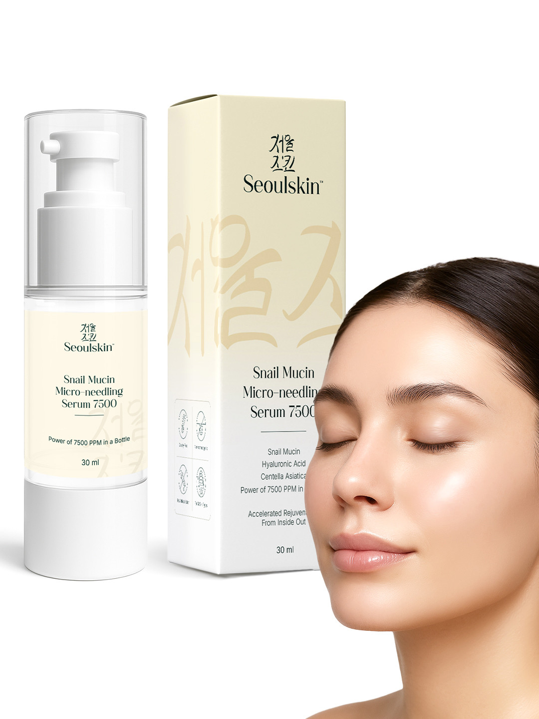 SEOULSKIN Snail Mucin Micro-needling Serum 7500- 30 ml