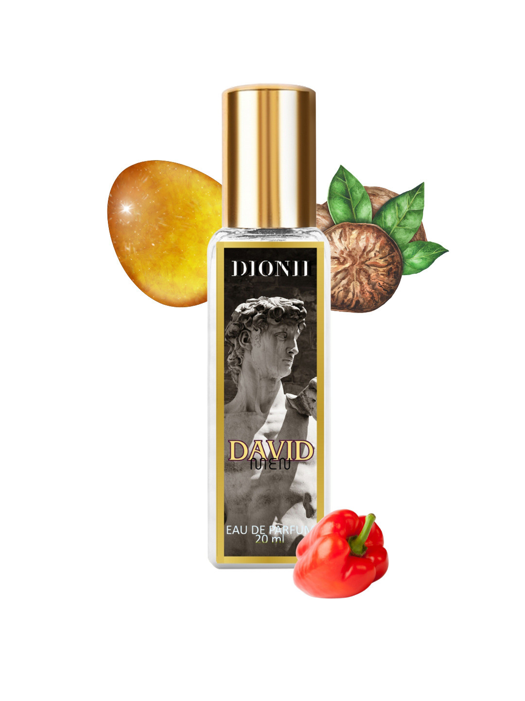 DIONII Men David Long Lasting Eau De Parfum - 20 ml