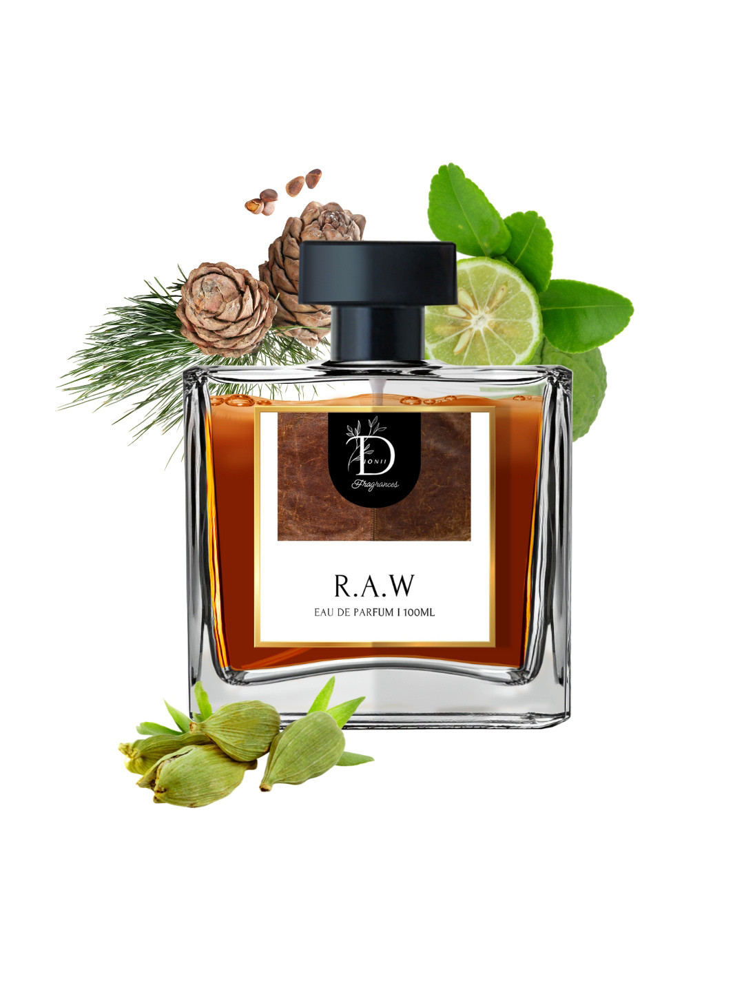 DIONII Men Raw Long Lasting Eau De Parfum - 100 ml