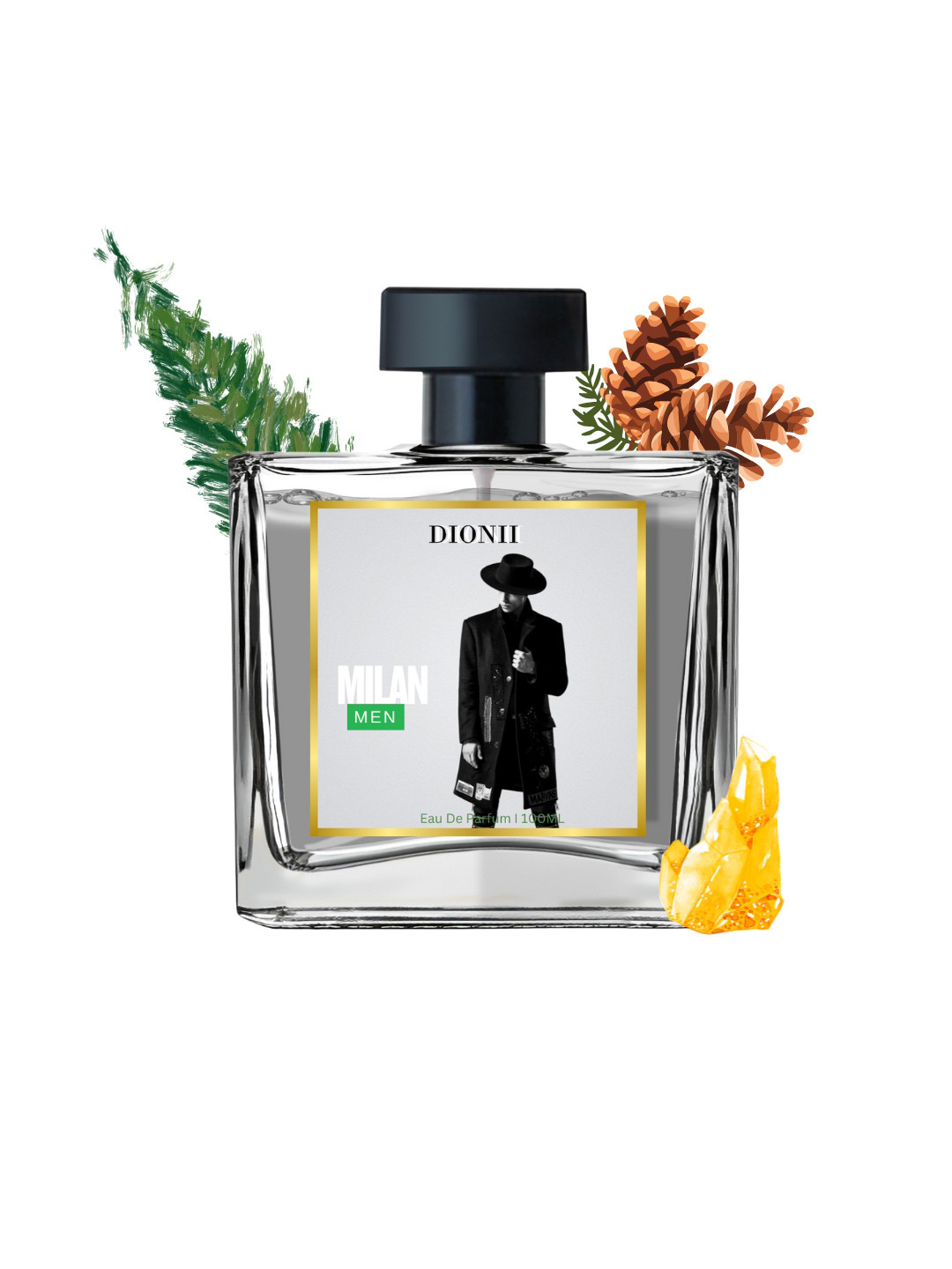 DIONII Men Milan Long Lasting Eau De Parfum - 100 ml