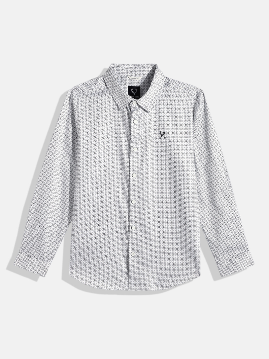 Allen Solly Junior Boys Pure Cotton Floral Printed Casual Shirt