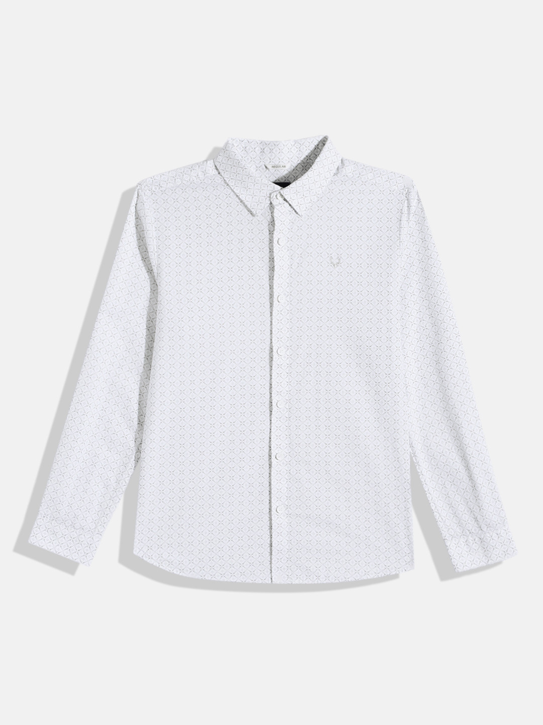 Allen Solly Junior Boys DItsy Printed Pure Cotton Casual Shirt