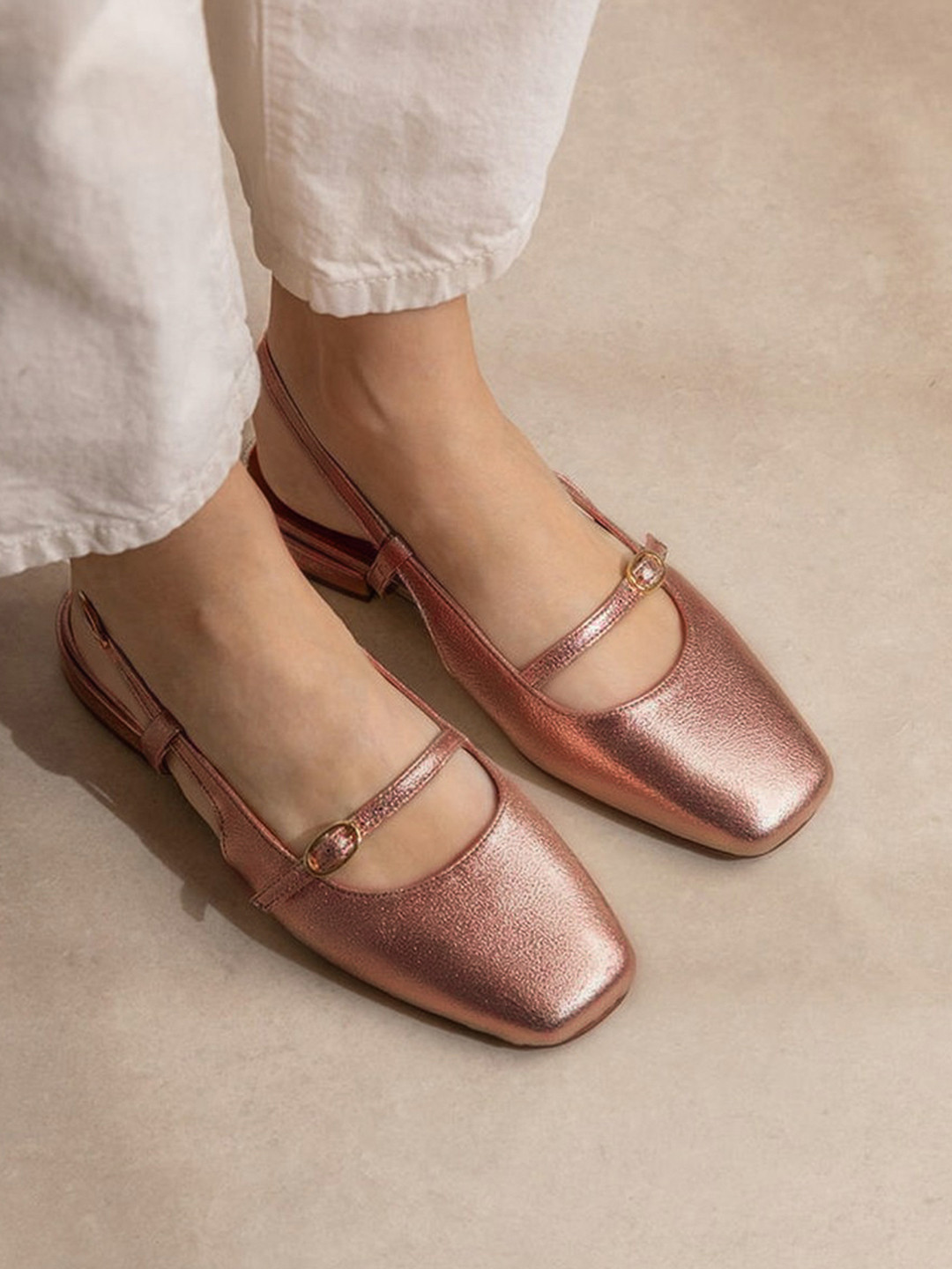 Street Style Store Women Flats with Buckles