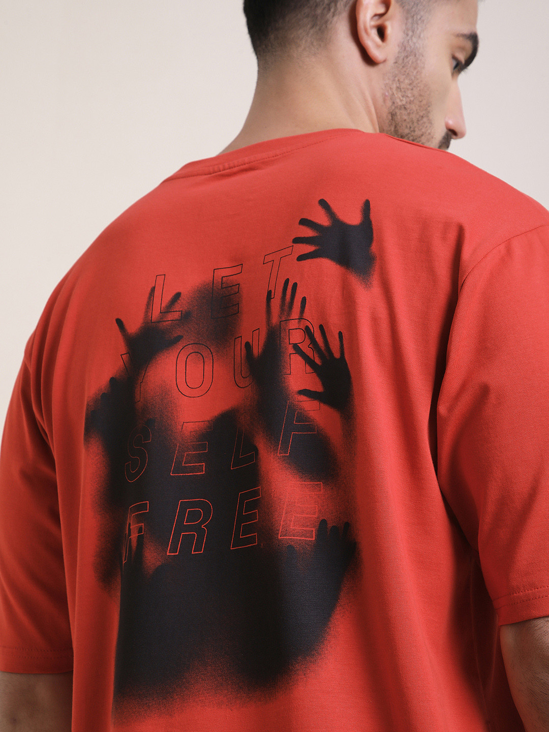 Difference Of Opinion Men Oversized Short Sleeve Printed Tshirt