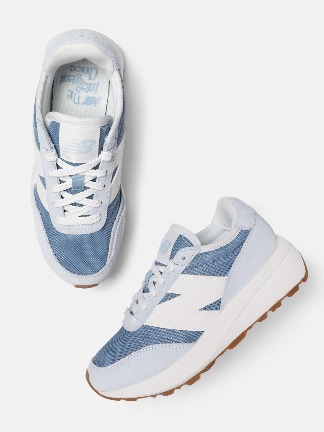 New Balance Men 370 Suede Sneakers