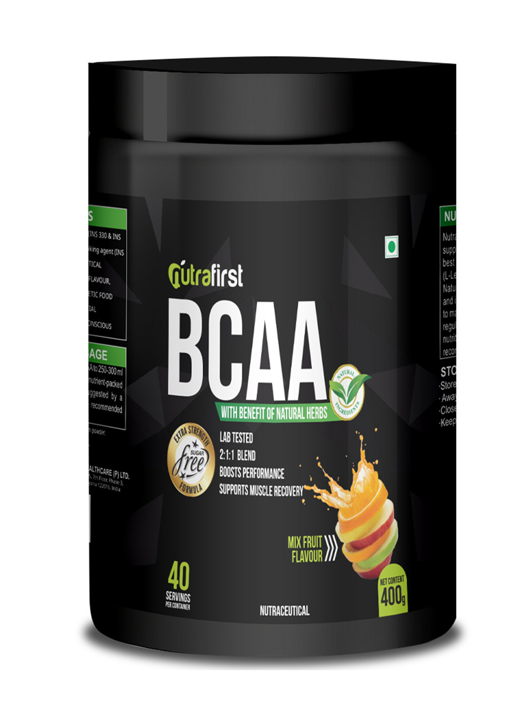 NUTRAFIRST BCAA Advanced Powder With L-Glutamine - 400 g
