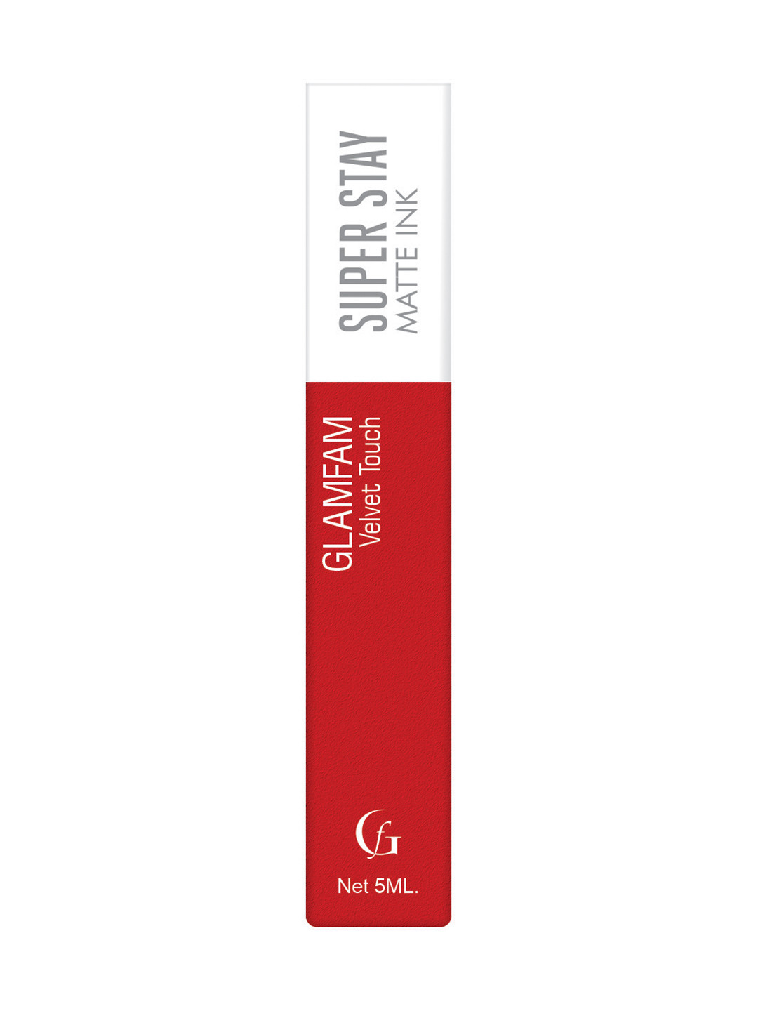 GlamFam Velvet Touch Super Stay Liquid Lipstick - 5 ml - Crimson Red - 09