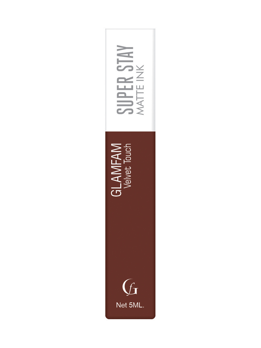GlamFam Velvet Touch Super Stay Liquid Lipstick - 5 ml - Brown Drowine - 19