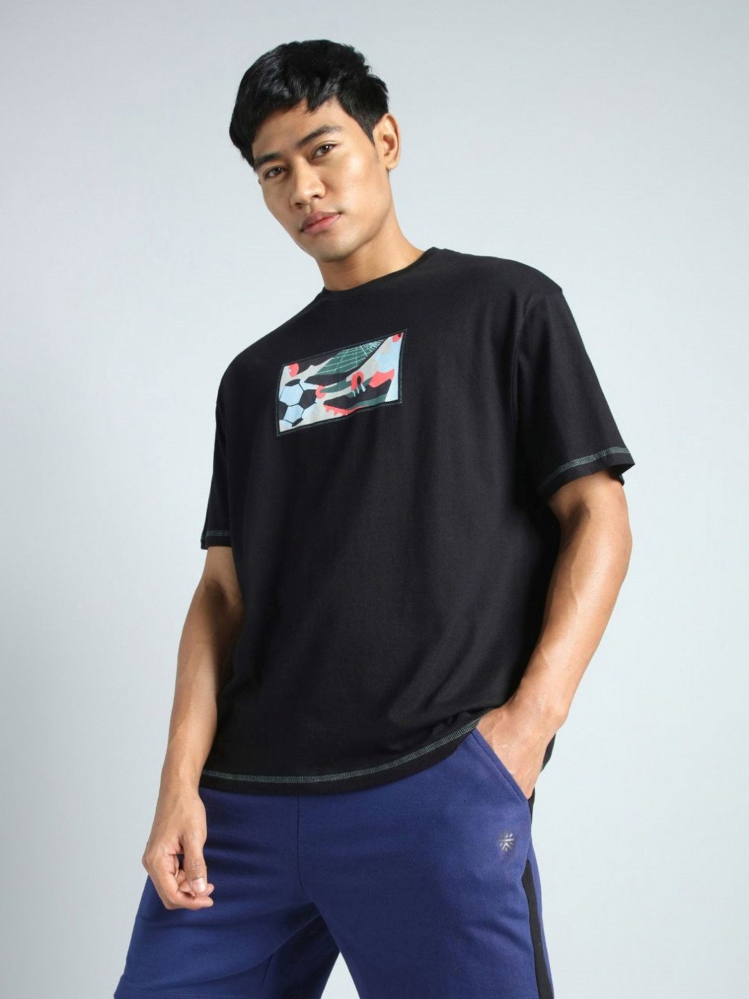 Cult Men Black Play On Graphic T-Shirt