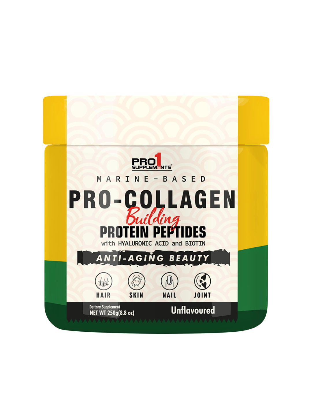 Pro1 Supplements Marine Collagen Supplements For Skin & Hair - 250 g