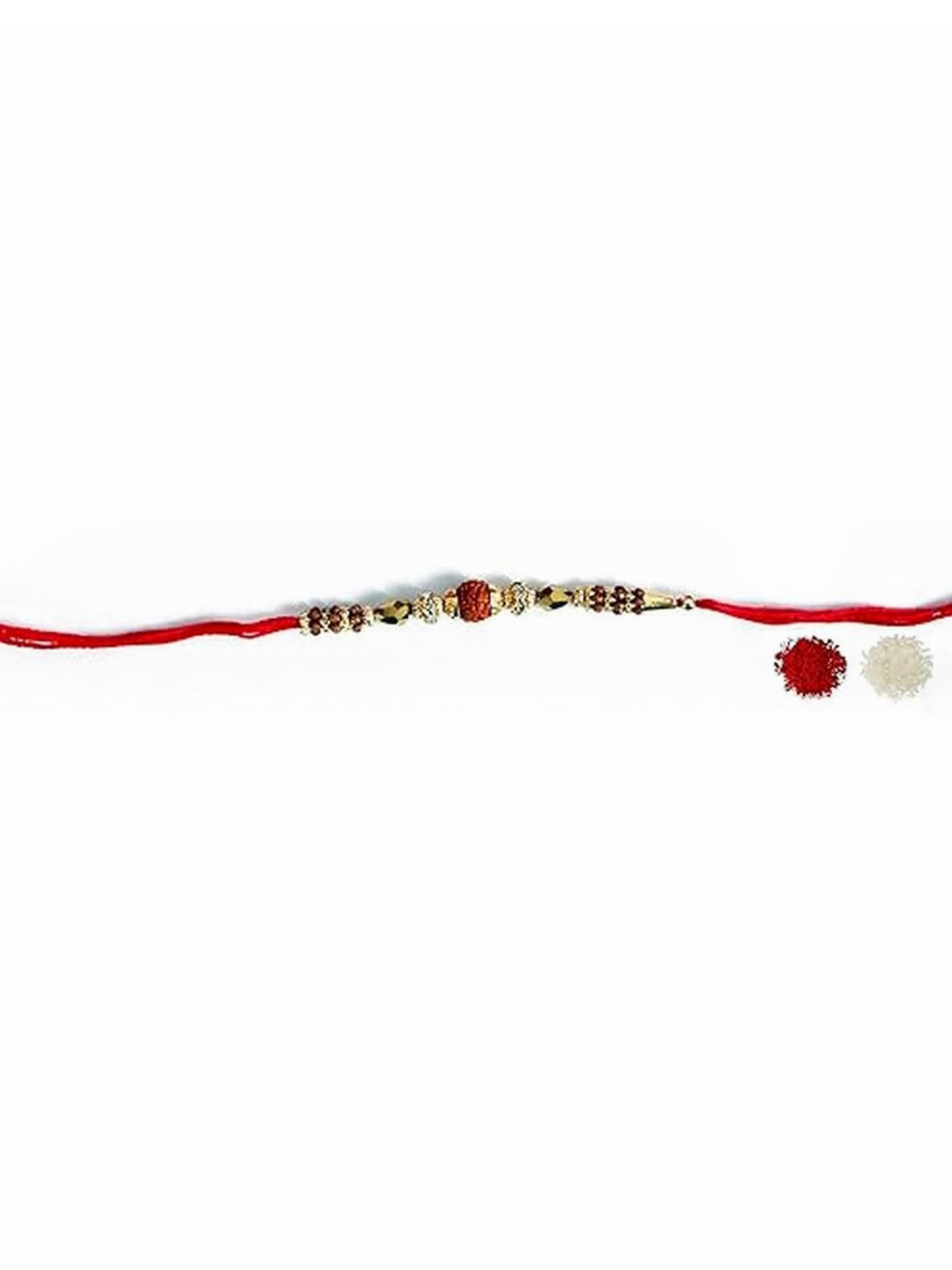 VR Creatives Single Rudraksha Thread Rakhi