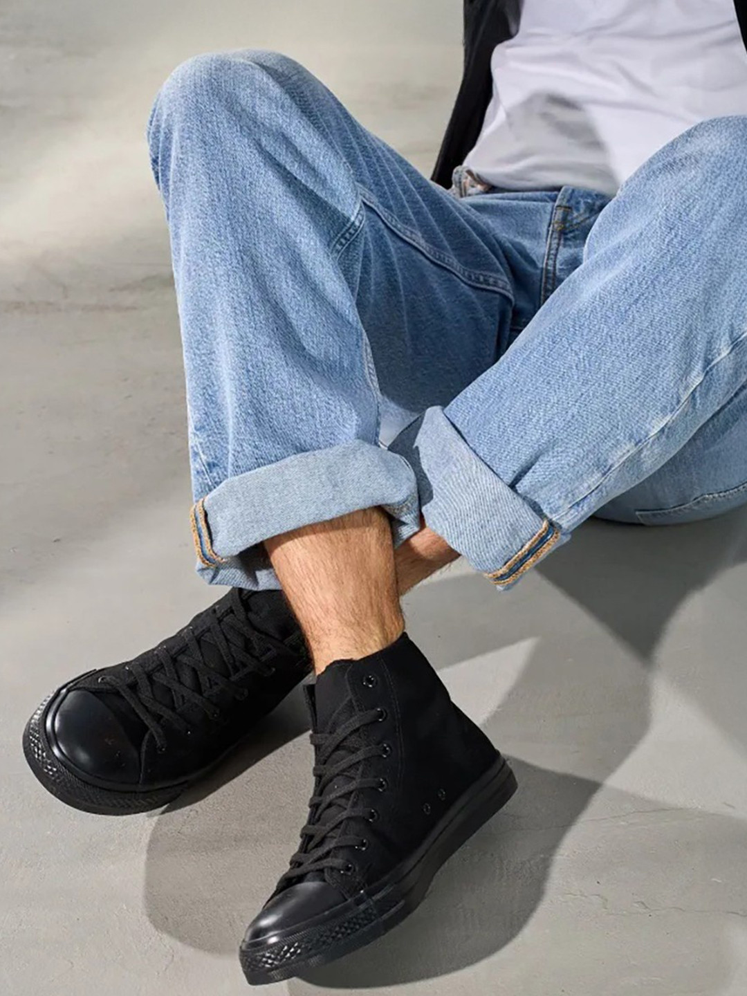 FTZ Men Round Toe Lace-Ups Sneakers