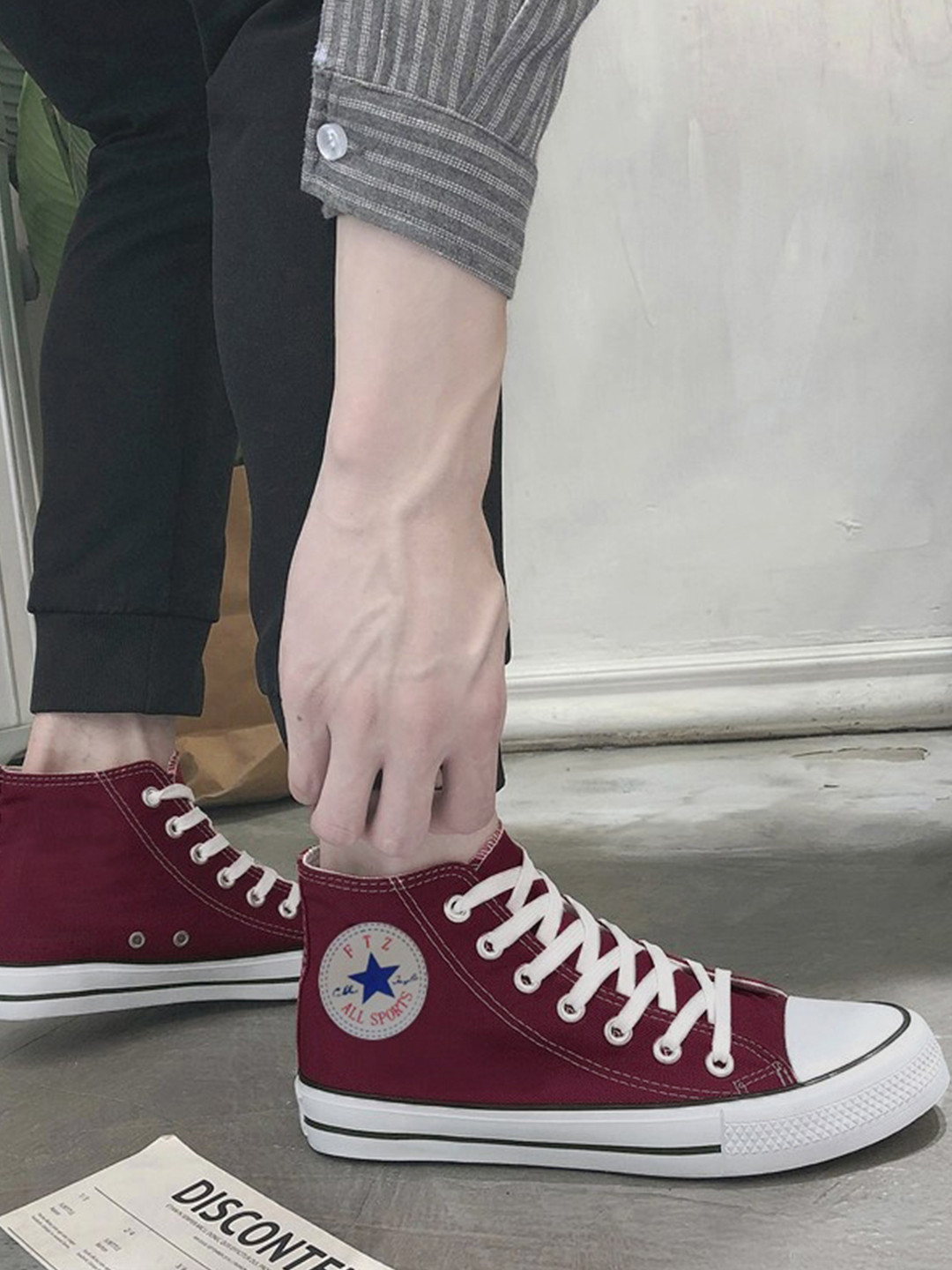 FTZ Men Colourblocked Lace-Ups Sneakers