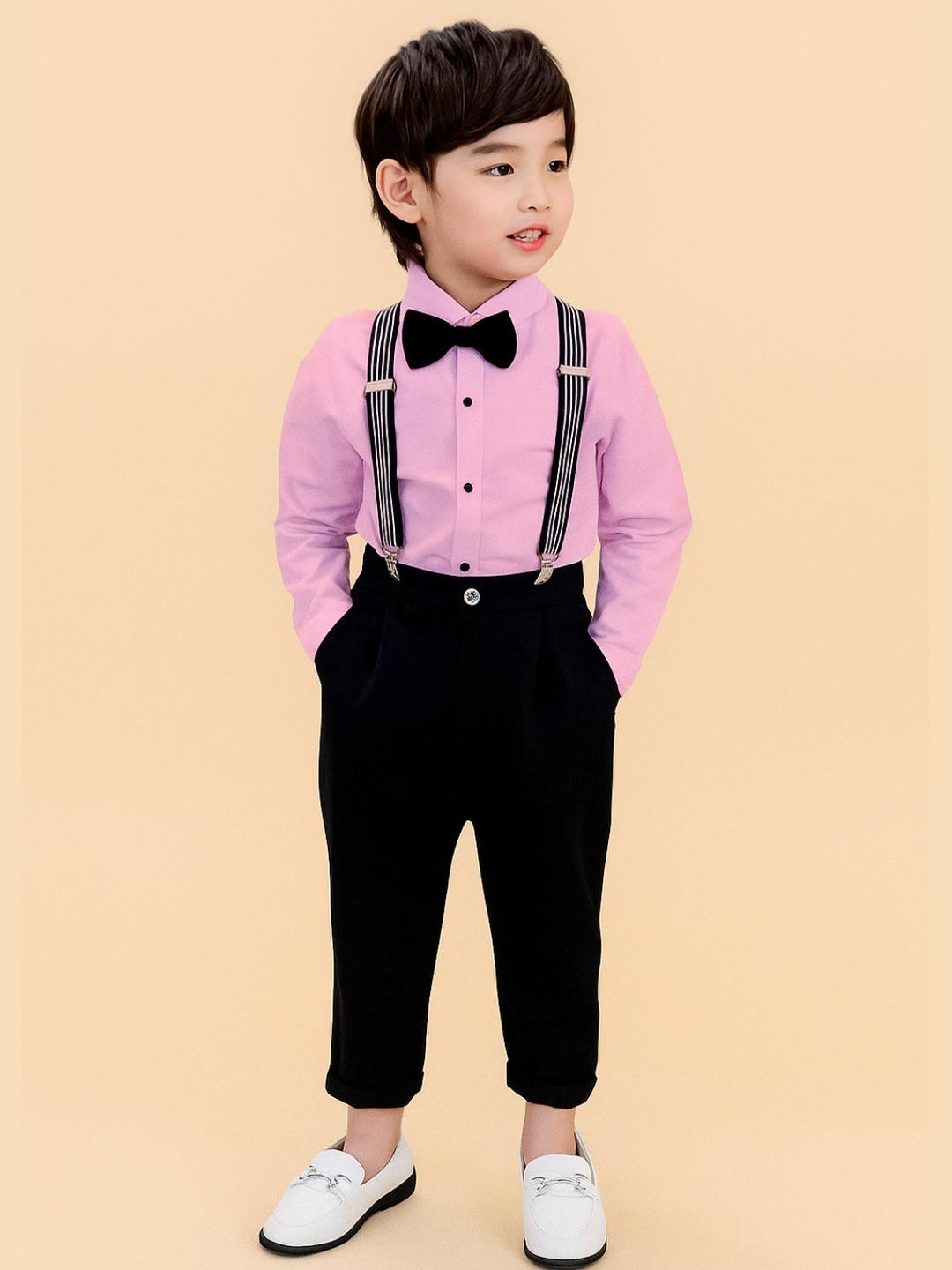 kilimoli Kids-Boys Pink Clothing Set