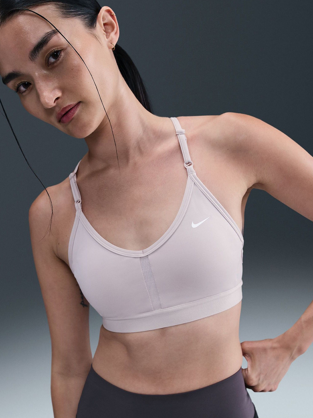 Nike Indy Women's Light-Support Padded V-Neck Sports Bra