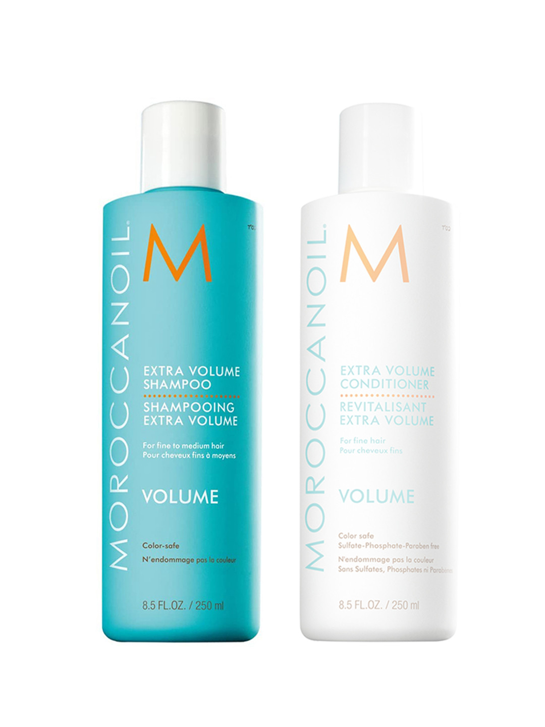 MOROCCANOIL Set of Extra Volume Shampoo & Conditioner - 250 ml each