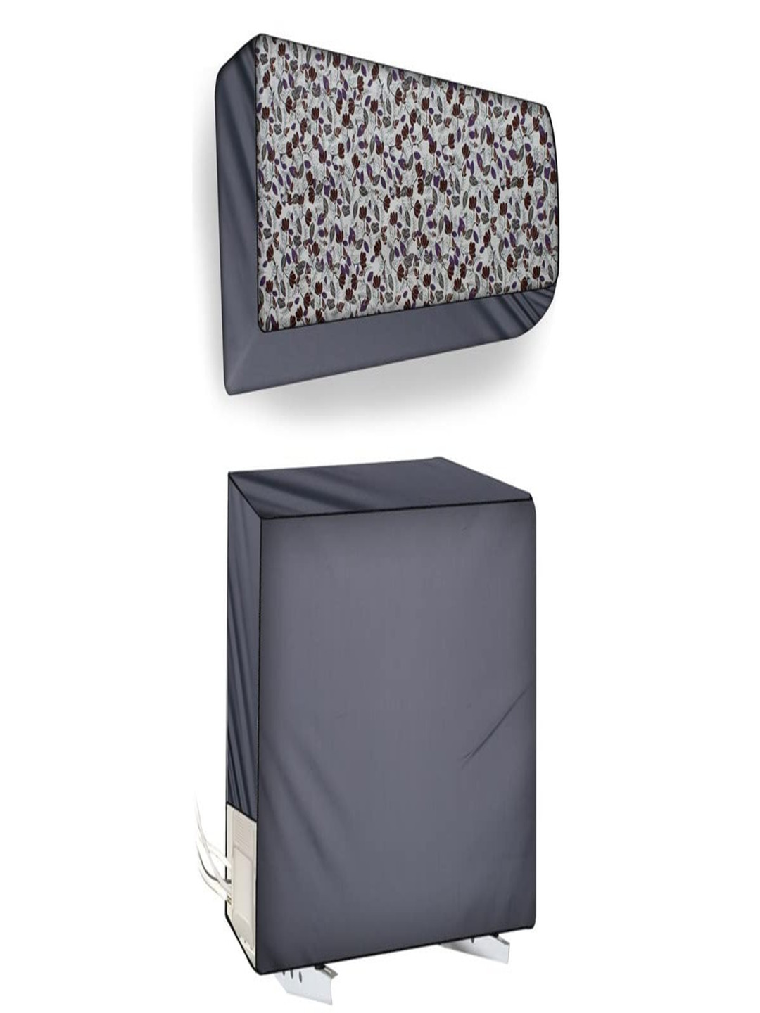 The Furnishing Tree Split AC Cover Set of Indoor and Outdoor Unit Used for 1.5 Ton LG PS-Q18ZNVE Co