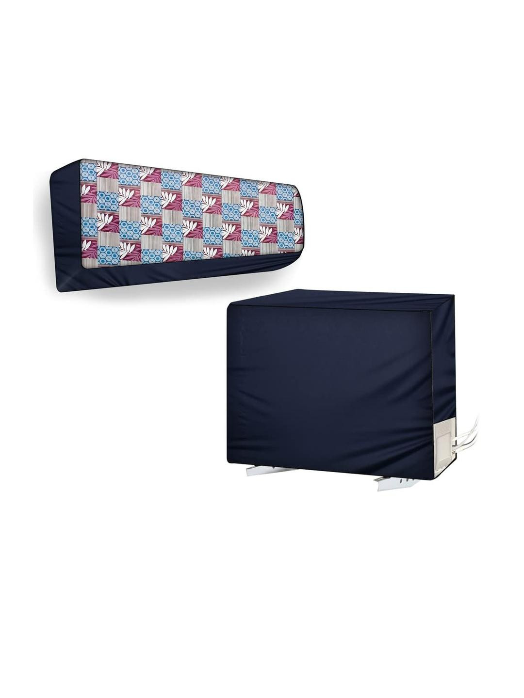 The Furnishing Tree Split AC Cover Set of Indoor and Outdoor Unit Used for 1 Ton LG PS-Q13SWZF Surf