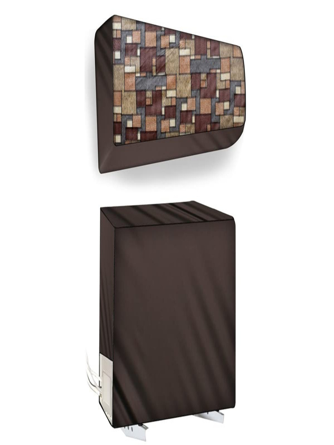 The Furnishing Tree Split AC Cover Set of Indoor and Outdoor Unit Used for 2 Ton Panasonic CS/CU-NU