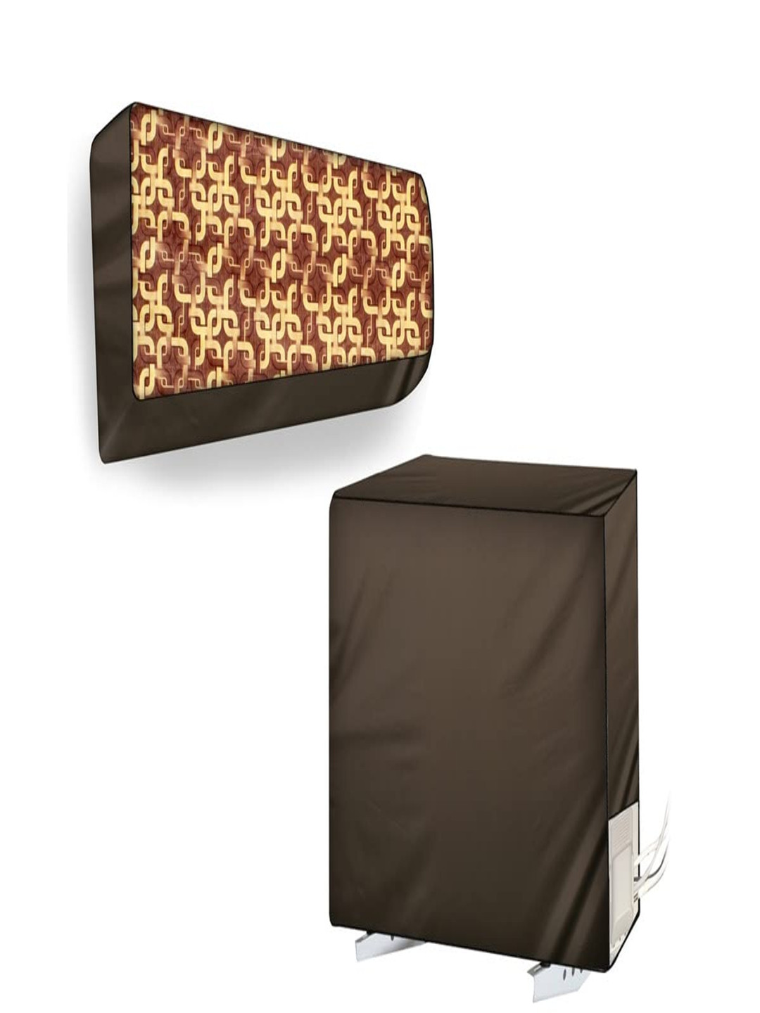 The Furnishing Tree Split AC Cover Set of Indoor and Outdoor Unit Used for 1 Ton VOLTAS 123V CAZR T