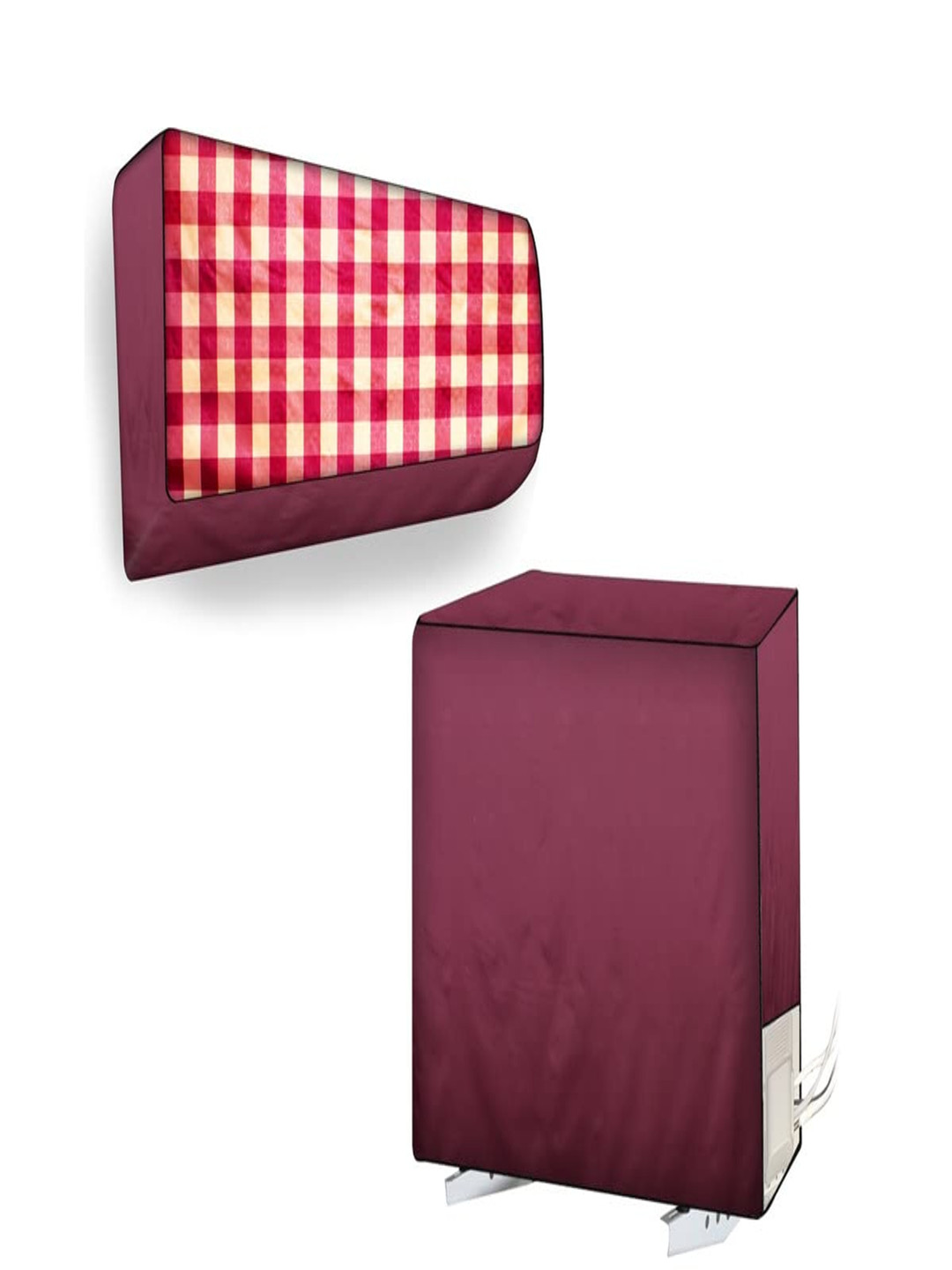 The Furnishing Tree Split AC Cover Set of Indoor and Outdoor Unit Used for 1.5 Ton Bluestar DLU Pla