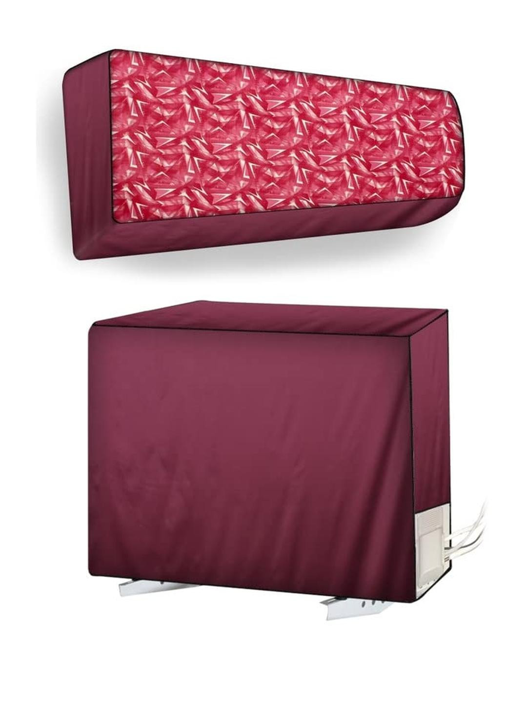 The Furnishing Tree Split AC Cover Set of Indoor and Outdoor Unit Used for 1.5 Ton Bluestar DLU Fri