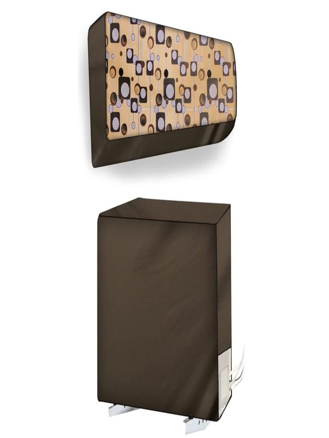 The Furnishing Tree Split AC Cover set of Indoor & Outdoor Unit used for 1.5 Ton Daikin FTL50 geome